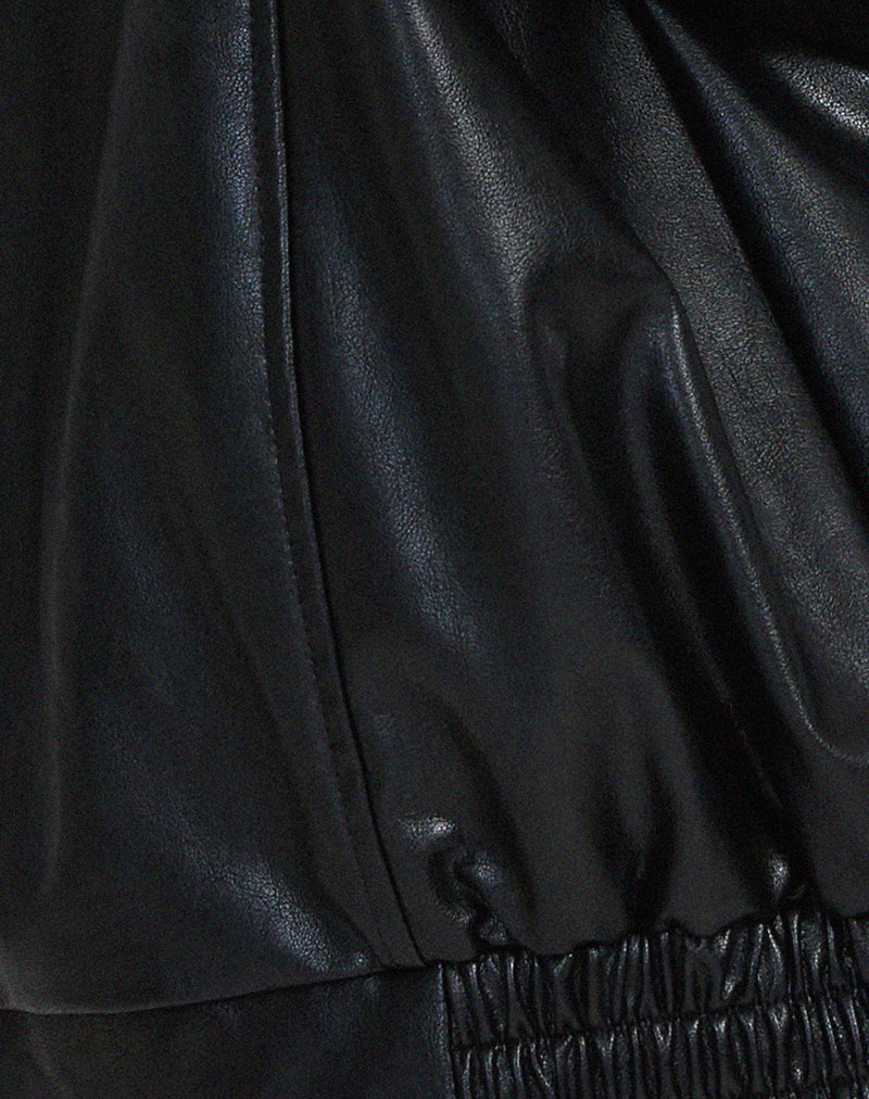 Oversized Los Leren Damesjasje – Yara