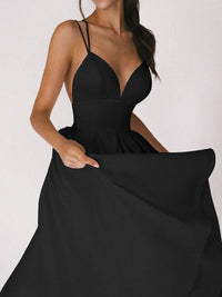 Strappy V-hals Jurk - Noa