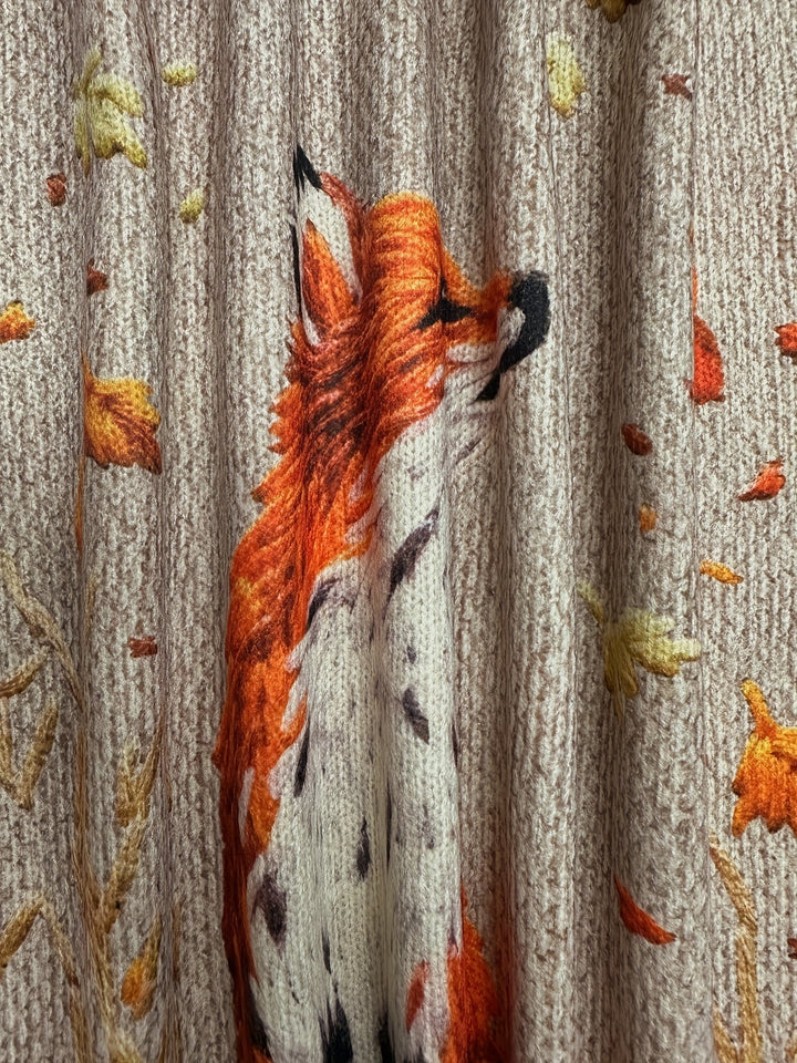 Trendy Trui met Vossenprint - Elisanne