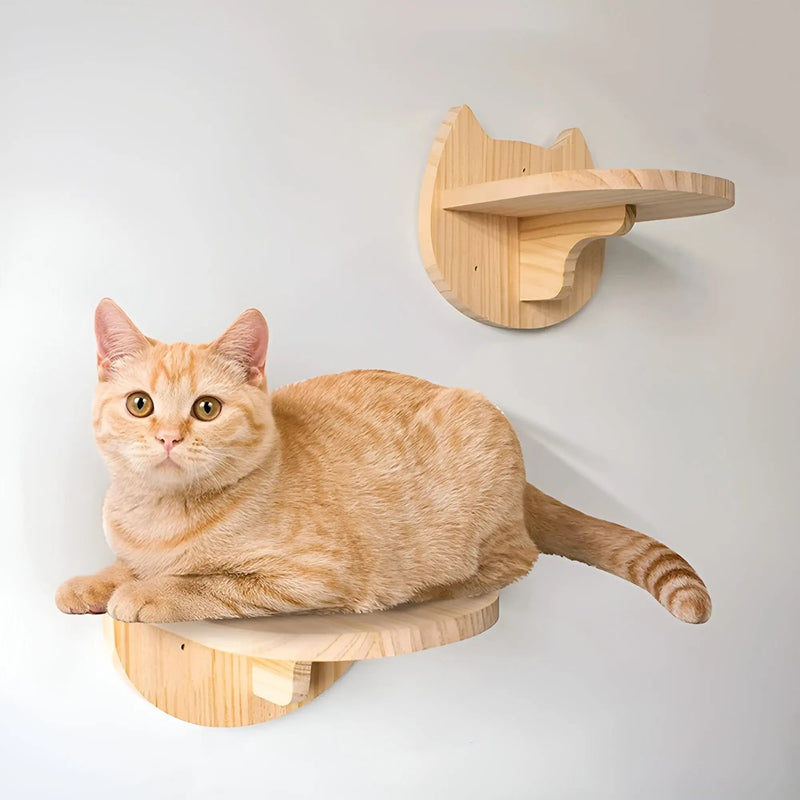 Wandklimplank voor Katten met Krabpaal - ClimbPaws