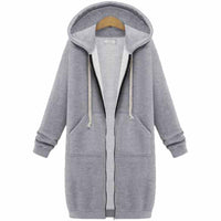 Casual Lang Damesvest - CozyZip