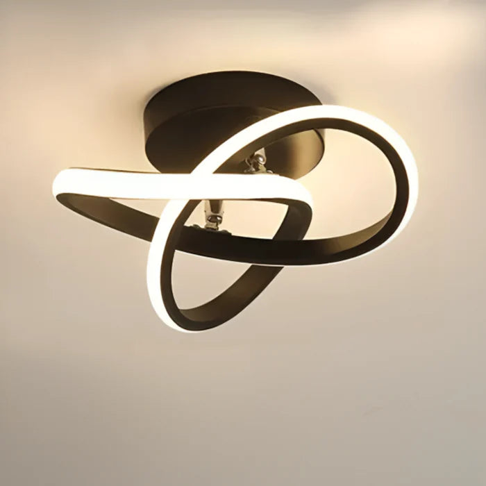 Moderne LED Plafondlamp met Dubbel Ringontwerp - Twilight Rings