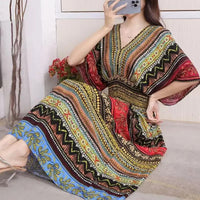 Vardi Dante™ Mia Maxi-Jurk | Retro & Casual