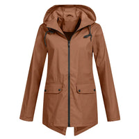 Trendy Dames Regenjas met Capuchon - Liora