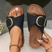 Comfortabele Slippers met Gespband – Fenna