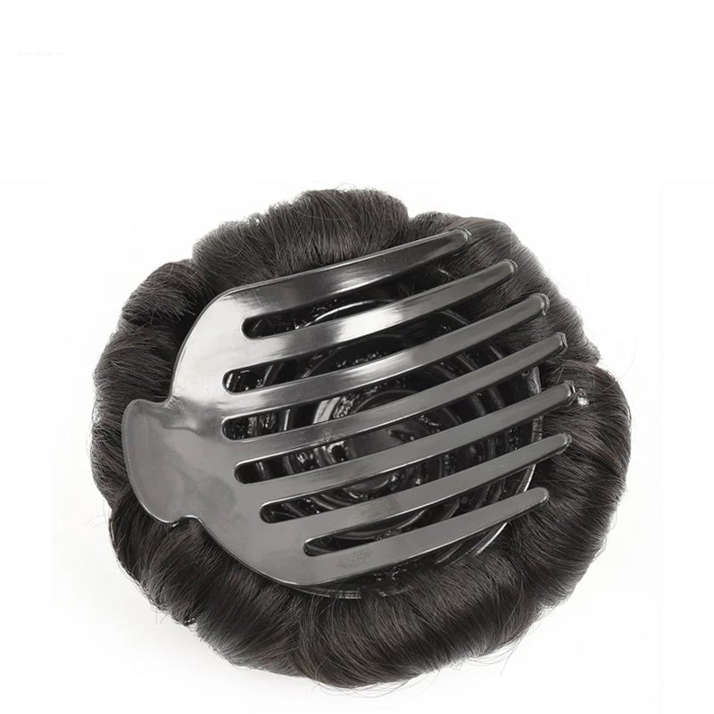 Bloemvormige Haarklem met Hairextension – Fiora