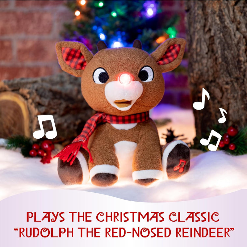 Muzikale Rendier Knuffel - RudolphTunes