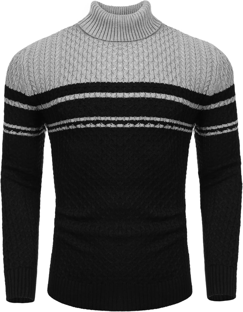 Casual Gebreide Heren Coltrui - Sander