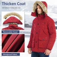 Winterjas met Afneembare Capuchon voor Heren - Gabriel