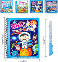Set van 4 Herbruikbare Waterkleurboeken – AquaColor Books