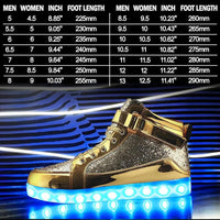 Trendy LED Sneakers met Oplaadbare Verlichting - LumaBoost
