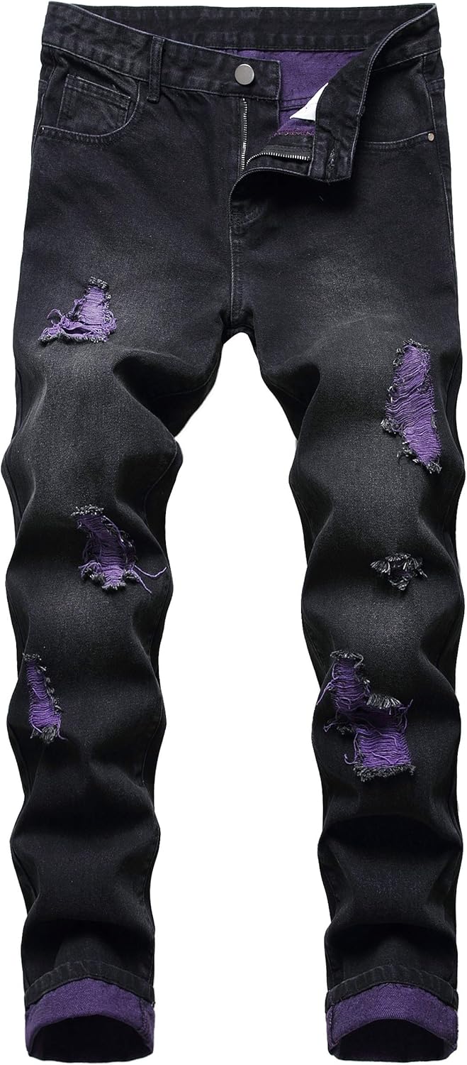 Heren Slim-Fit Ripped Jeans - Mick