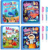 Set van 4 Herbruikbare Waterkleurboeken – AquaColor Books