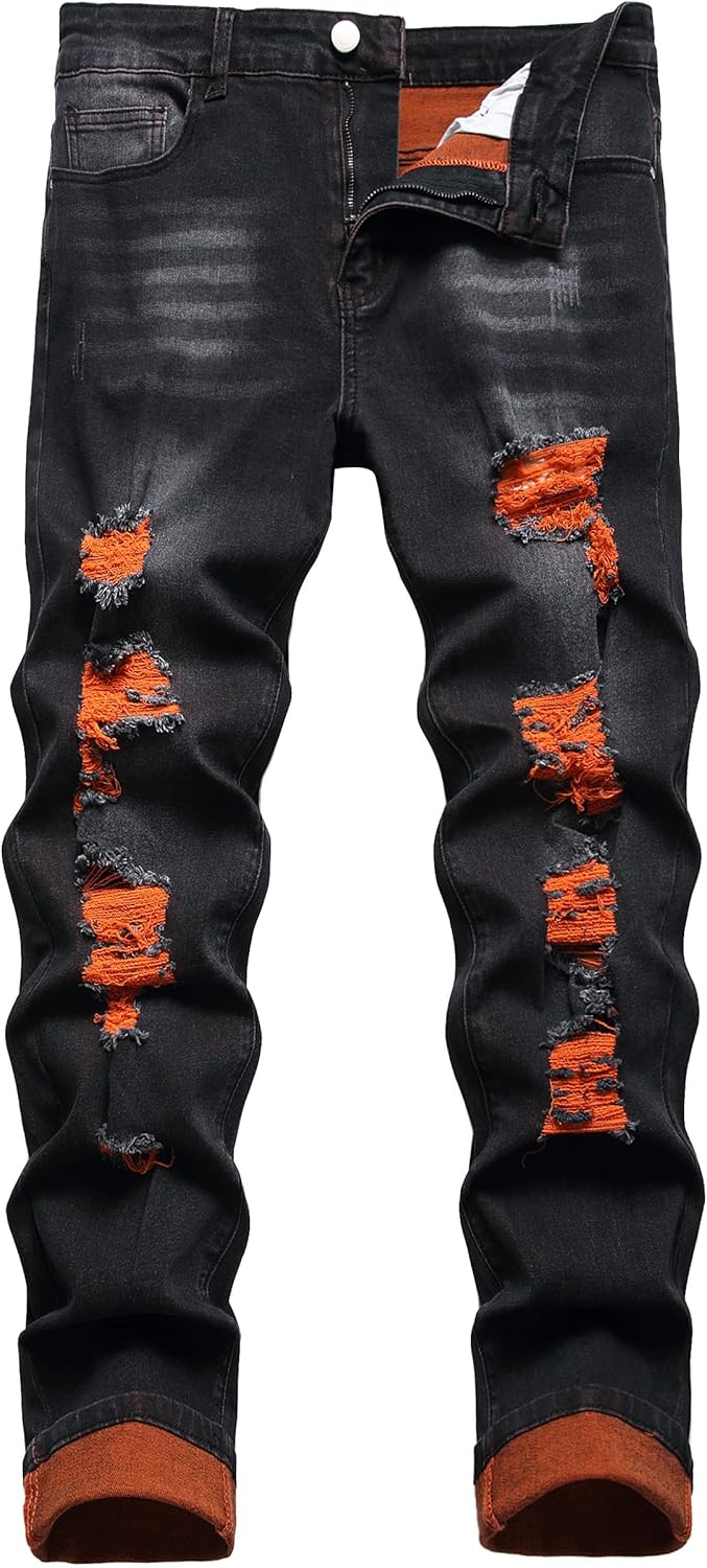 Heren Slim-Fit Ripped Jeans - Mick
