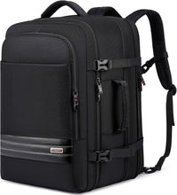 Uitbreidbare 45L–55L waterbestendige reiserugzak met 18" laptopvak