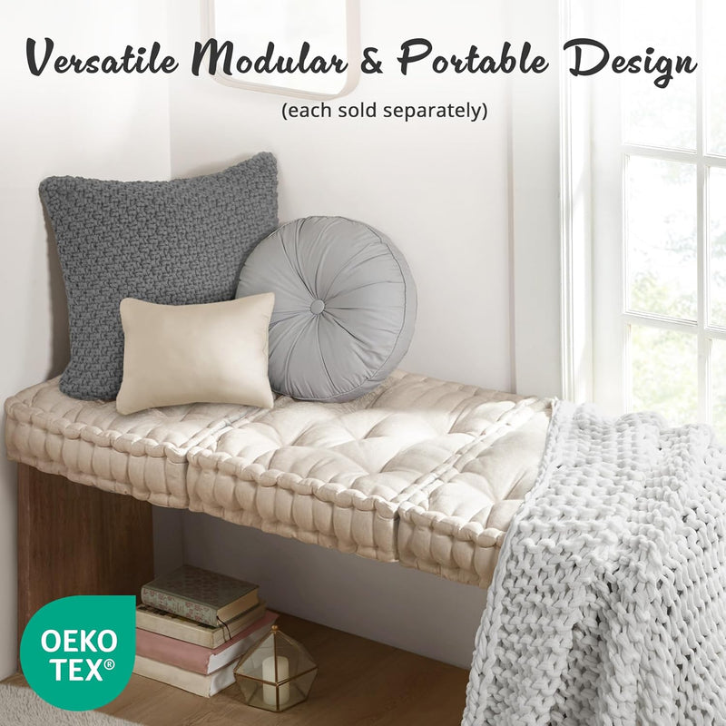 Grote Chenille Vloerkussen voor Meditatie & Yoga