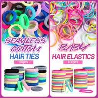 Kleurvolle Elastische Haarbanden en Accessoires Set