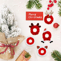 10-Delige Kerst Scrunchie Set - VelvetFest