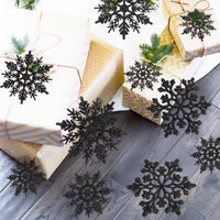 Sneeuwvlok Kerstornamenten Set - FrostedElegance