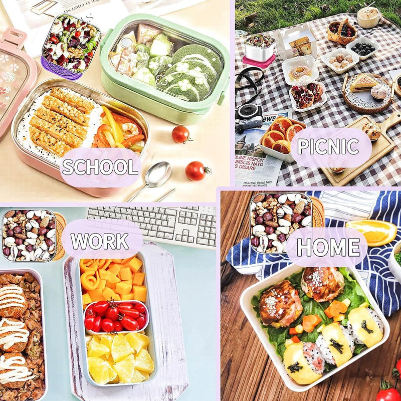 175ml RVS Snackdozen voor Kinderen - 6-Pack