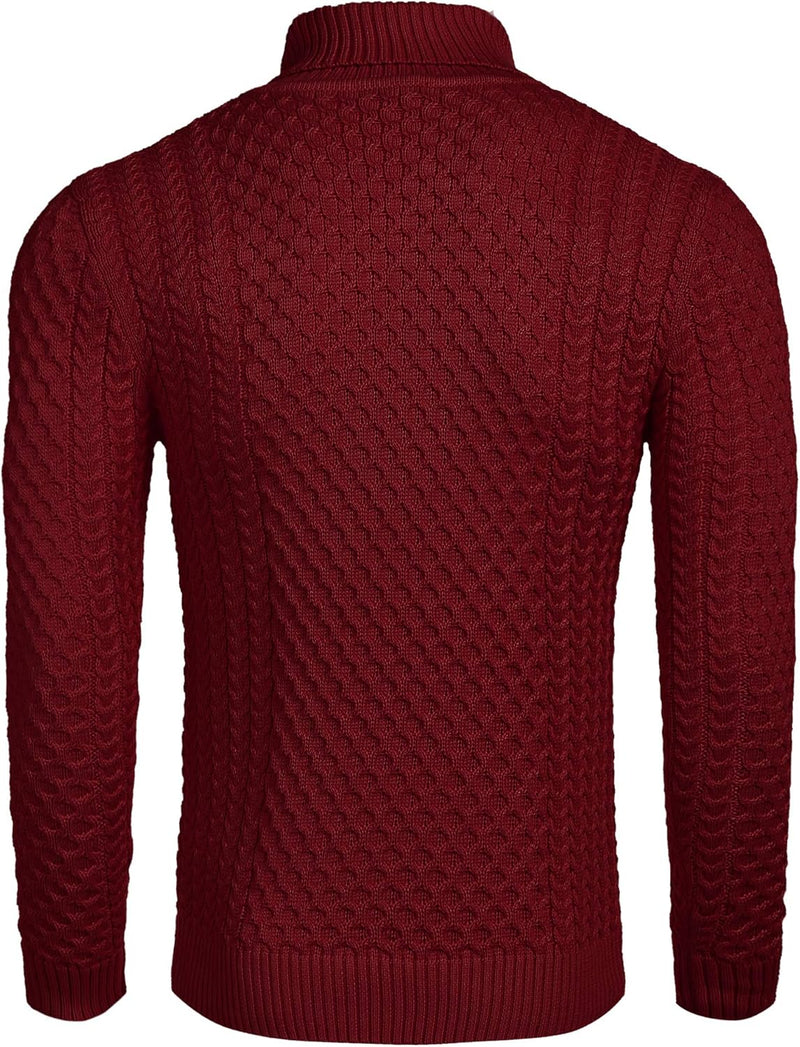 Casual Gebreide Heren Coltrui - Sander