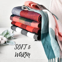 Zachte Kasjmier Winter Sjaal - Martha
