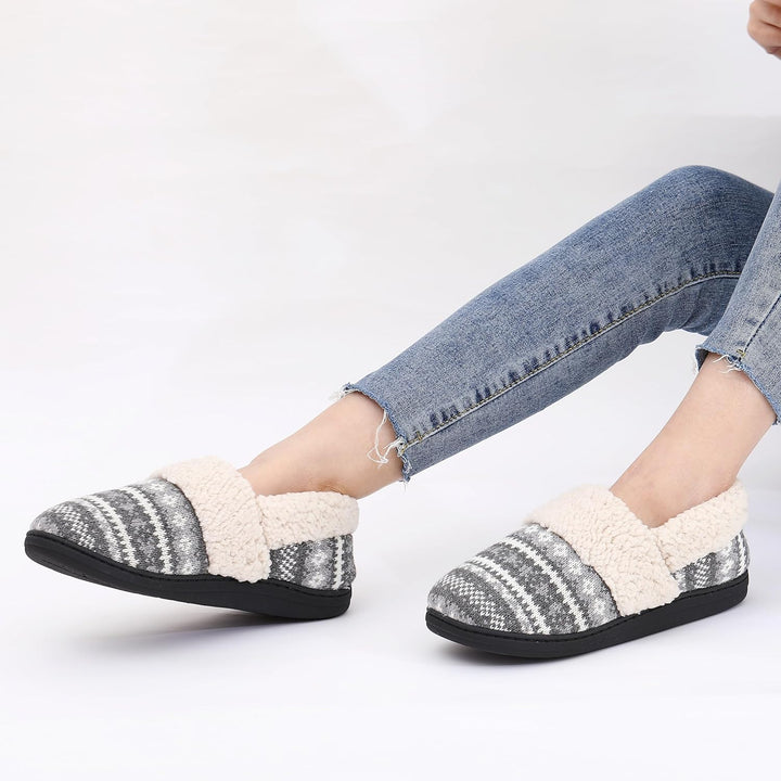 Winterse Gebreide Pantoffels - CozyCloud