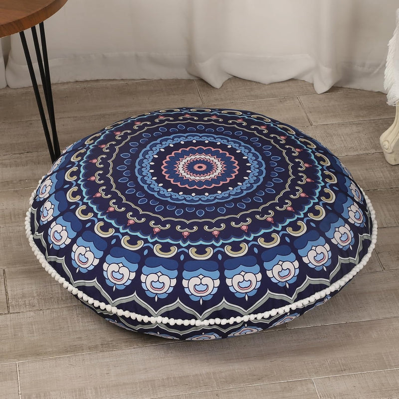 Rond Groot Meditatiekussen met Traagschuim (81 cm)