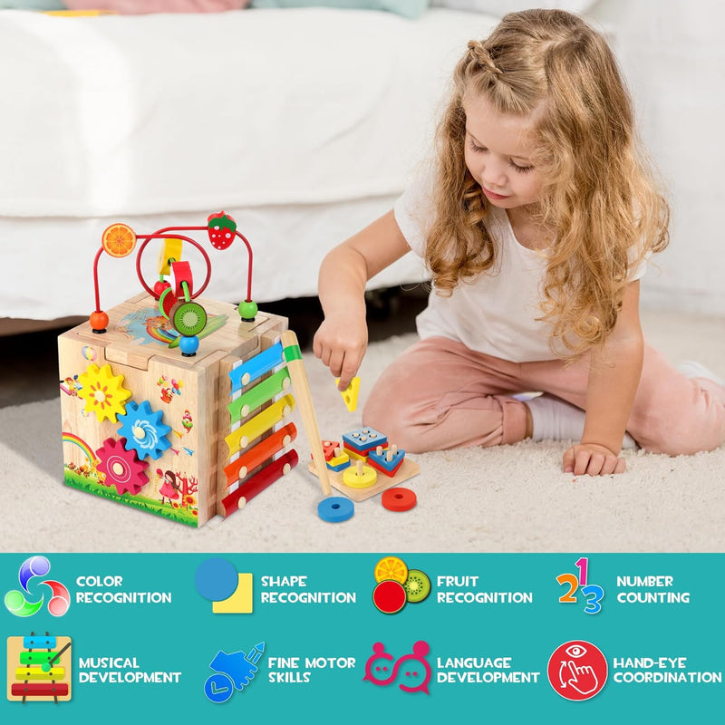 8-in-1 Montessori Speelkubus – Cubbi