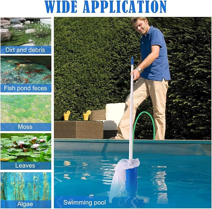 Handmatige Zwembadstofzuiger – AquaSweep