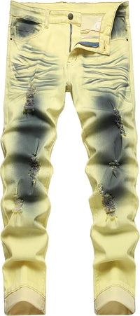 Heren Slim-Fit Ripped Jeans - Mick
