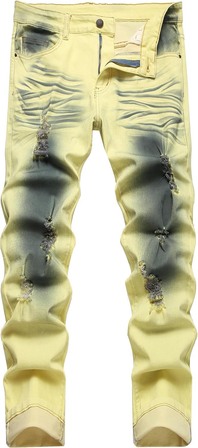 Heren Slim-Fit Ripped Jeans - Mick