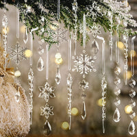 Kristallen Kerst Ornamenten Set - ShineBright