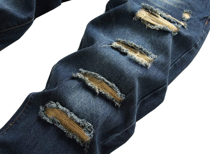 Heren Slim-Fit Ripped Jeans - Mick