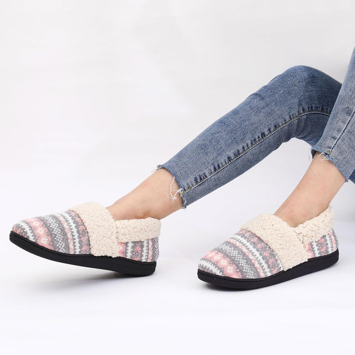 Winterse Gebreide Pantoffels - CozyCloud