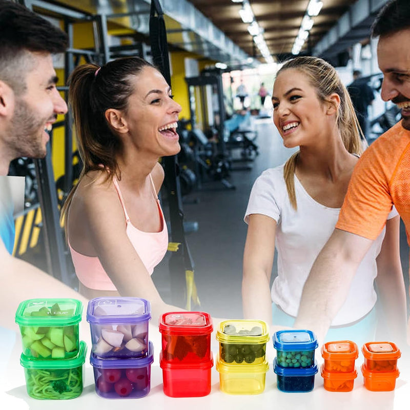 Portiecontrole Dozen (14-delige Set) - 21 Day Fix voor Gewichtsverlies