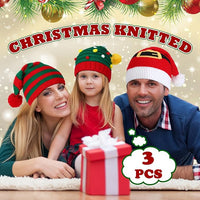 Gebreide Kerstman & Elf Mutsen Set - JollyBeanies