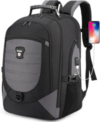 Waterdichte Anti-Diefstal Laptop- & Reisrugzak met USB-poort – 17,3"