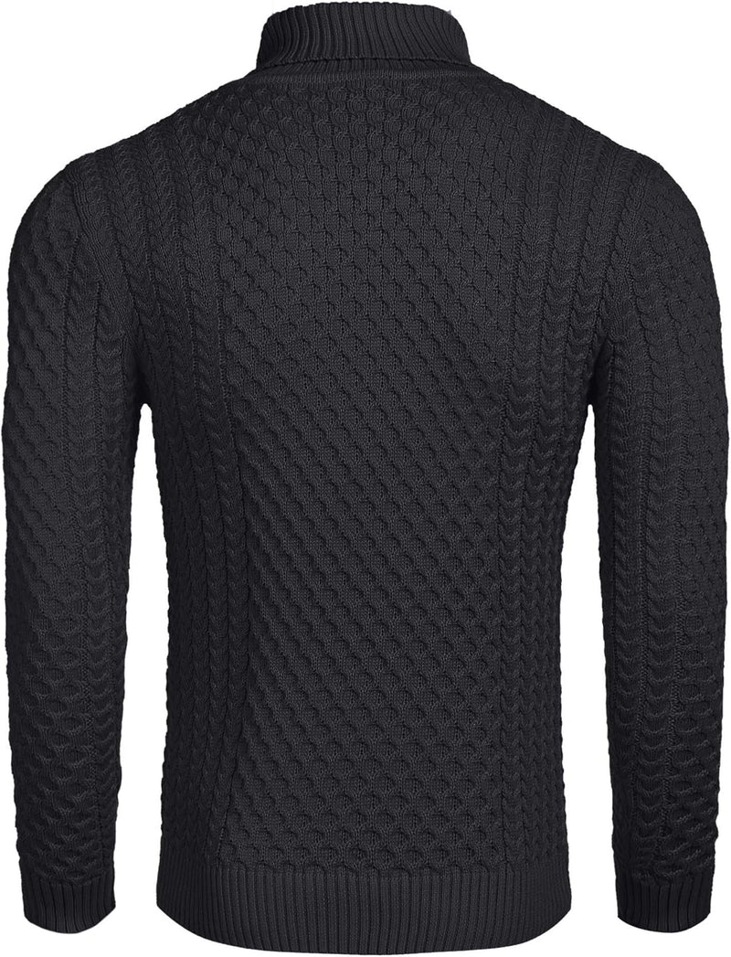Casual Gebreide Heren Coltrui - Sander