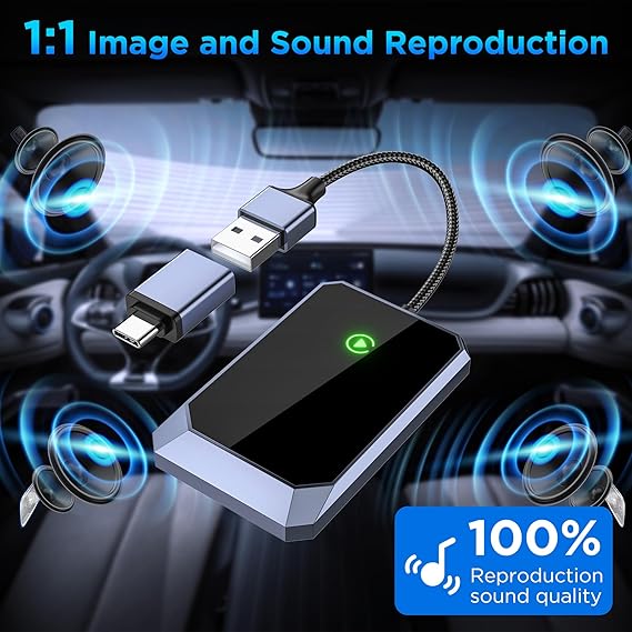 Bezprzewodowy adapter CarPlay – Uczyń swój samochód przyszłościowym