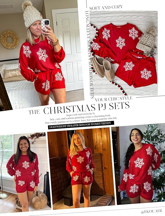 Casual Kerst Gebreide Pyjama - Noah
