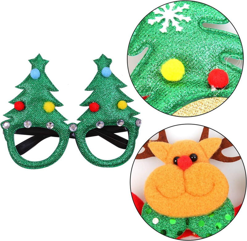 9-Pack Kerst Haarbanden & Brillen - HolidayFun