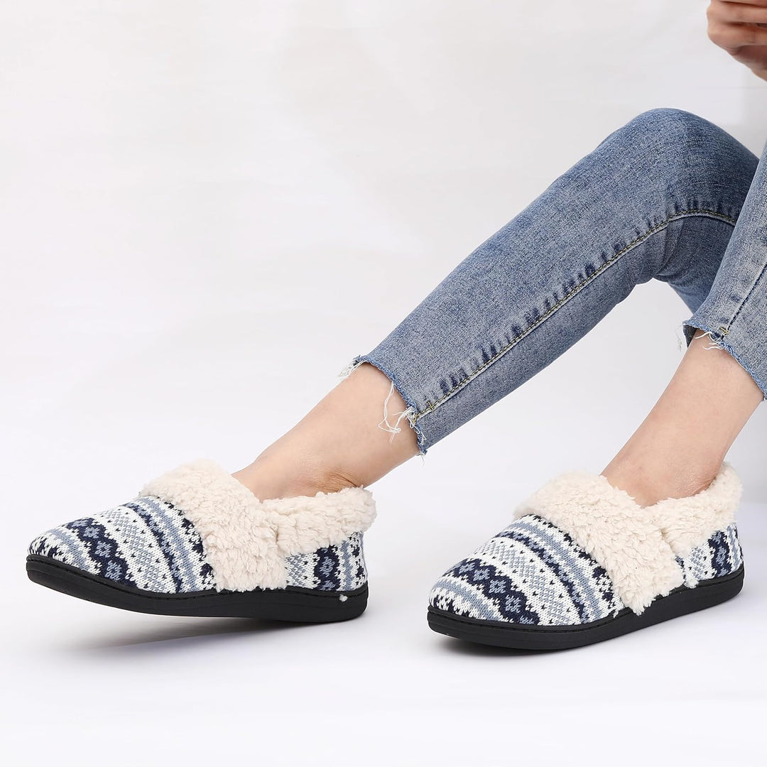 Winterse Gebreide Pantoffels - CozyCloud