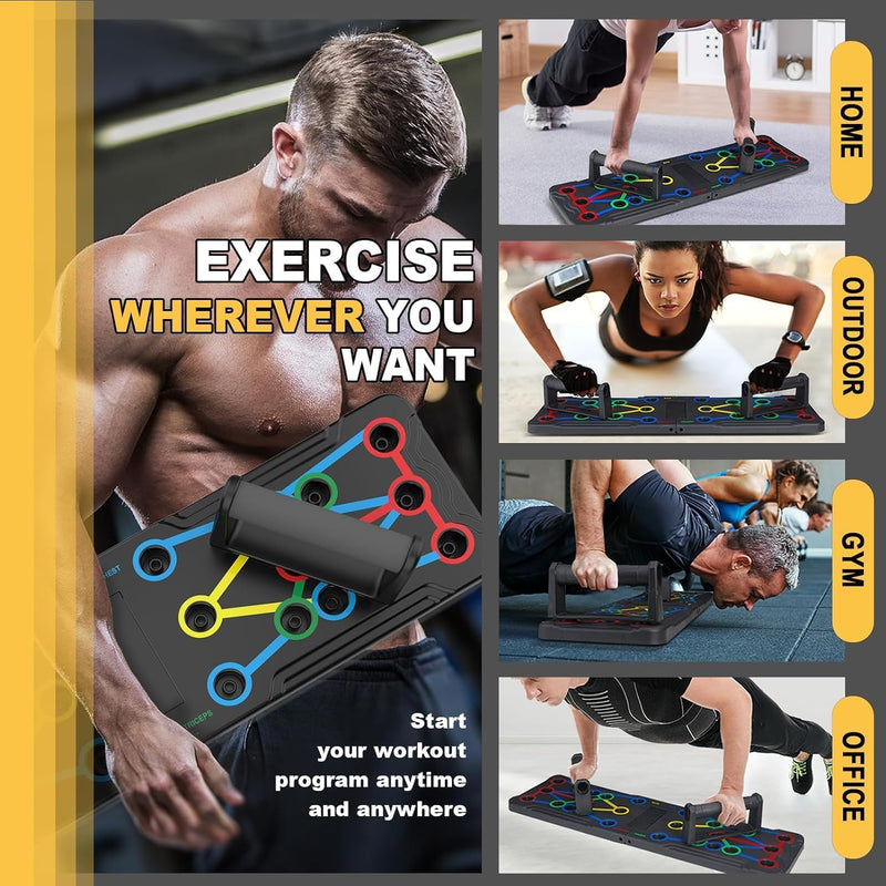 Solid Push-Up Board: Multifunctioneel Thuis Trainingsapparaat