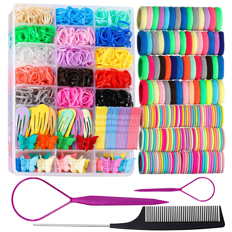 Kleurvolle Elastische Haarbanden en Accessoires Set