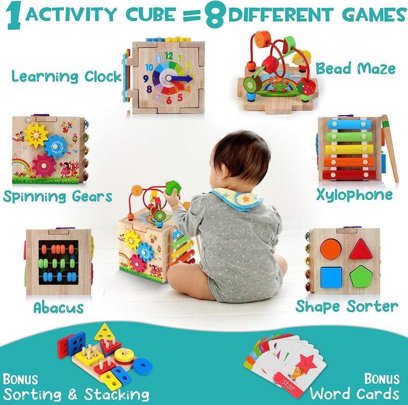 8-in-1 Montessori Speelkubus – Cubbi