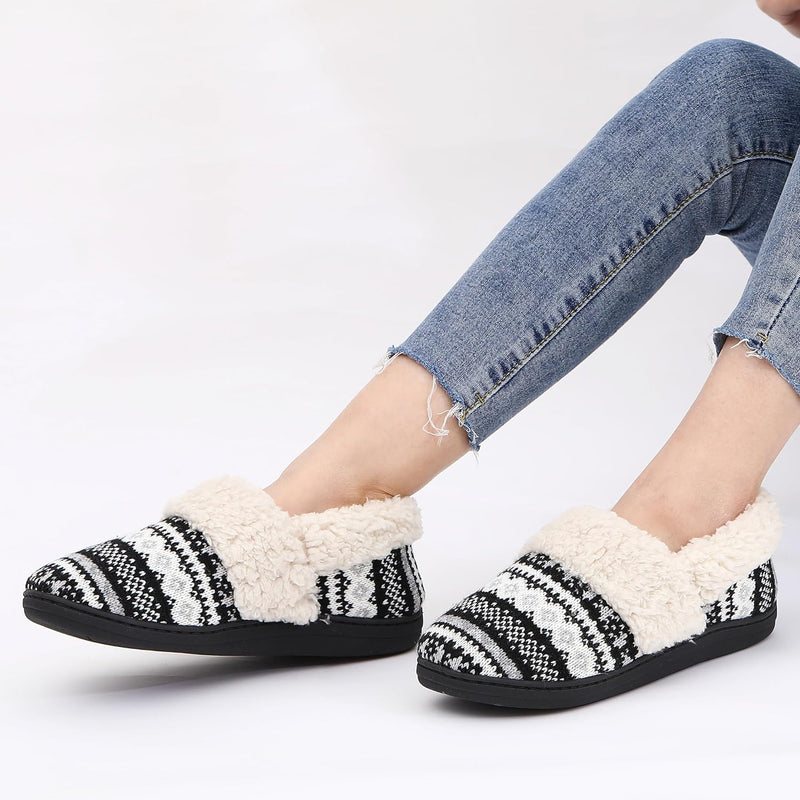 Winterse Gebreide Pantoffels - CozyCloud