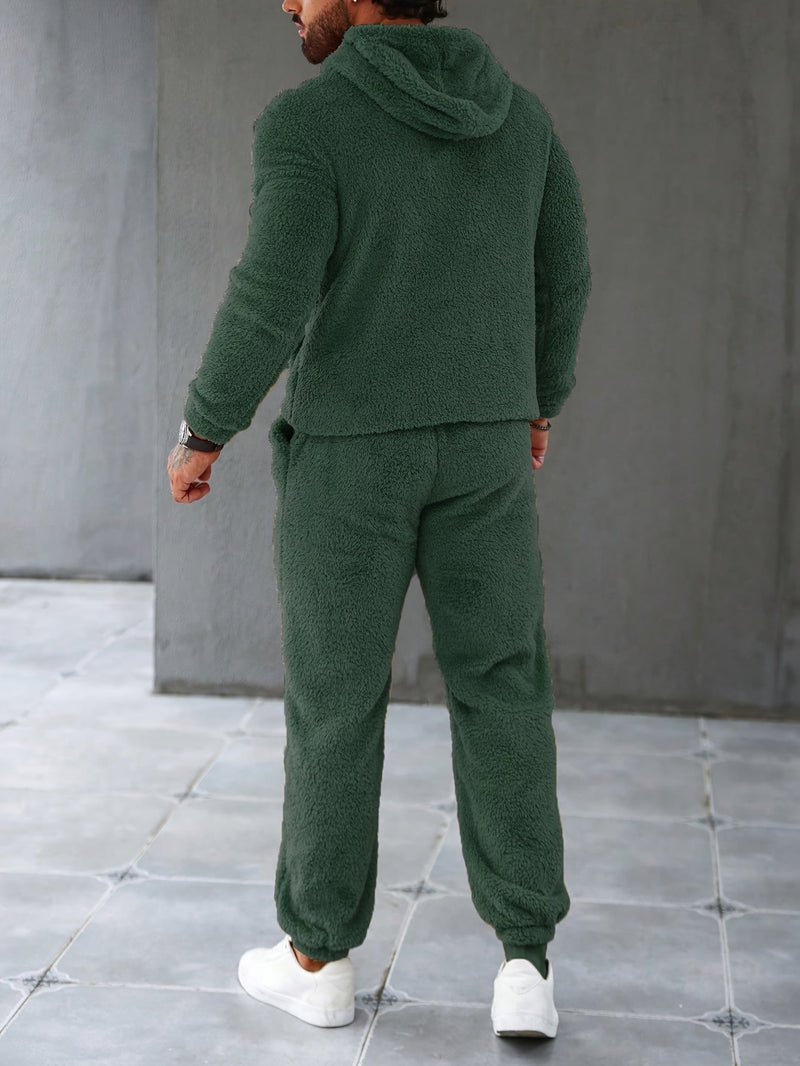 Fuzzy Fleece Tweedelige Outfitset - Logan