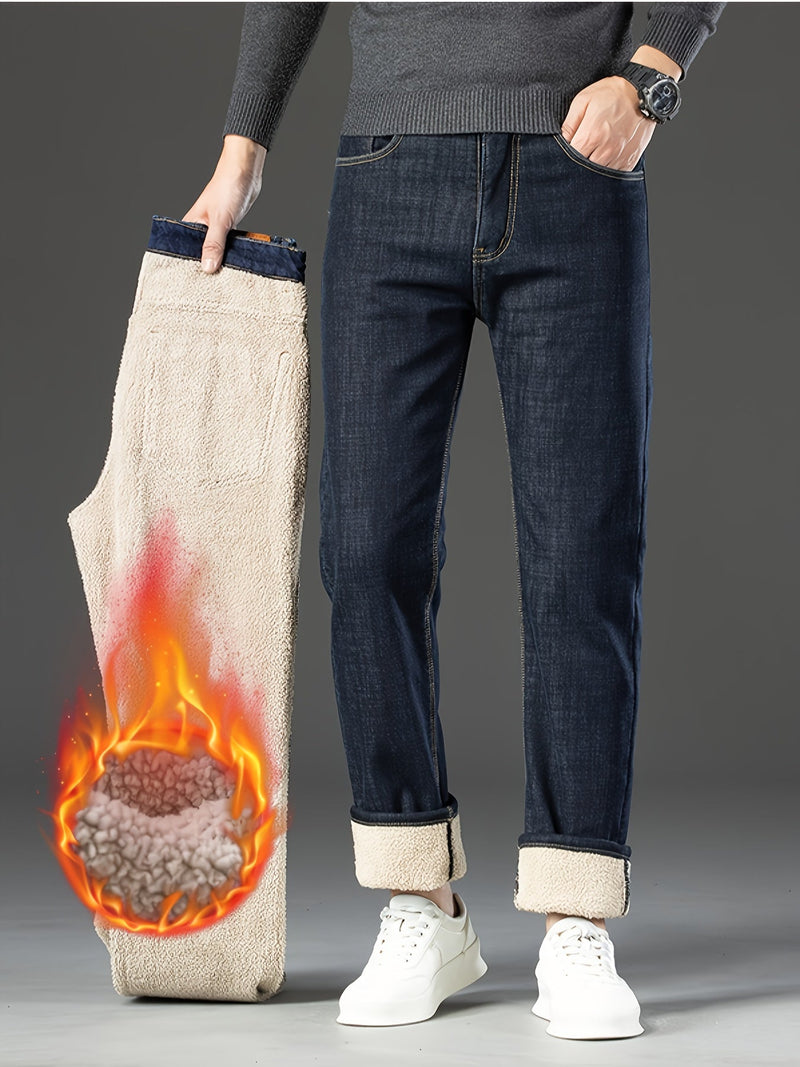 Warme Heren Winterjeans met Fleecevoering - Grayson