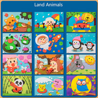 3D Dieren Stickerset - FantasieFlora
